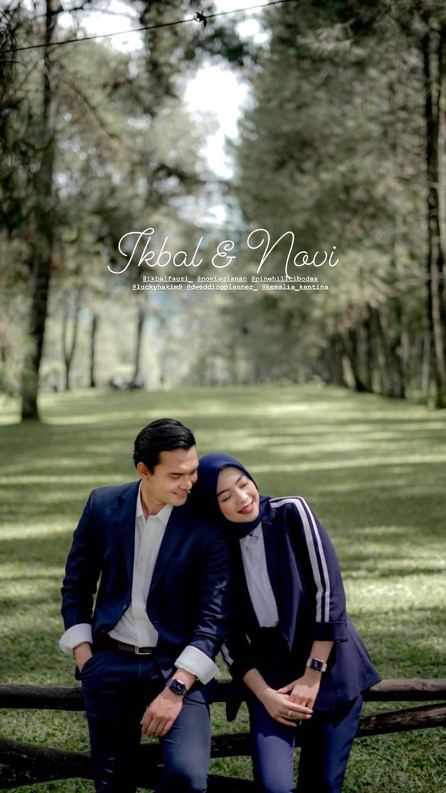 9 Photos of Prewedding Ikbal Fauzi 'Rendy' of Ikatan Cinta and Novi, Romantic - Now Officially Husband and Wife