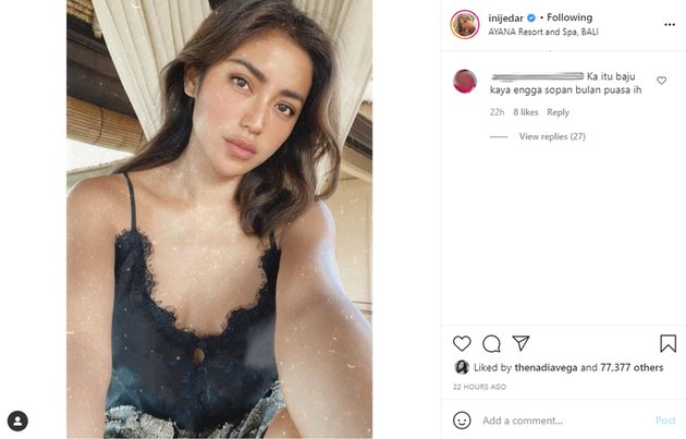 9 Sexy Photos of Jessica Iskandar that Receive Many Criticisms, Called Shameless - Disrespecting Fasting People
