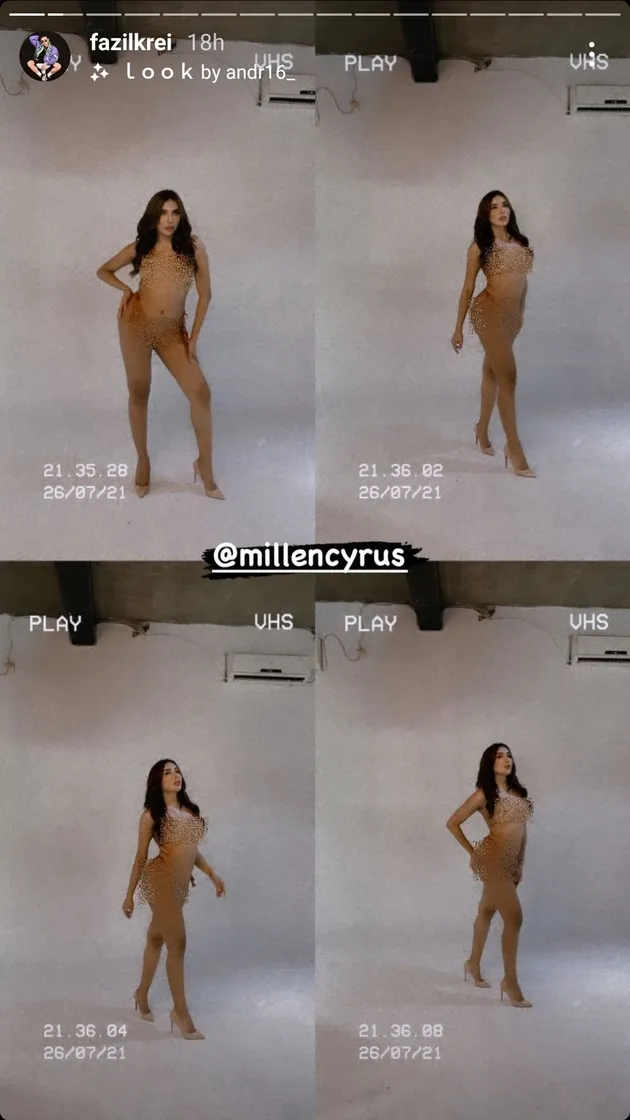 Pemotretan Sensual Millen Cyrus Pakai Bikini