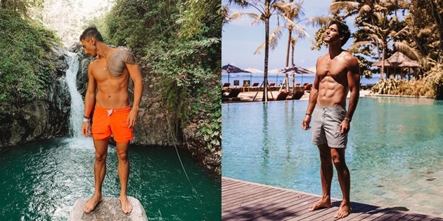Diintip dari Instagram keduanya, mereka kerap menunggah foto yang serupa. Pertama, coba lihat pose telanjang dada mereka. Dengan hanya memakai celana pendek, keduanya disebut punya kemiripan.