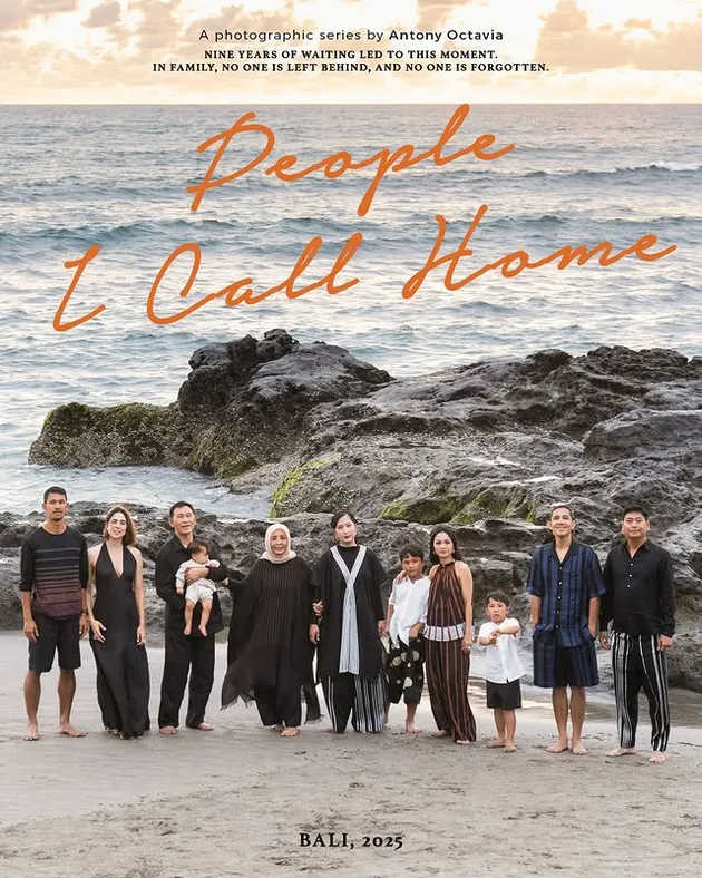 Foto keluarga Andien