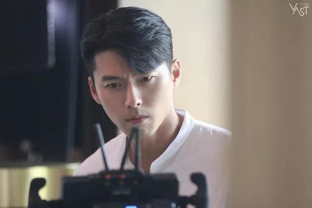 behind the scene syuting iklan Hyun Bin