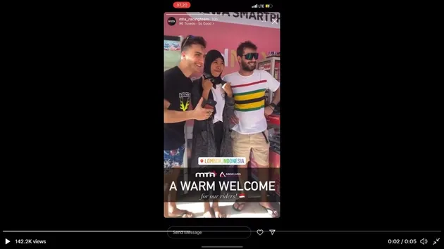 Mandalika Tingkah Kocak Pembalap MotoGP