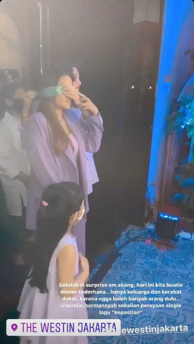 pesta perayaan ulang tahun Aurel Hermansyah