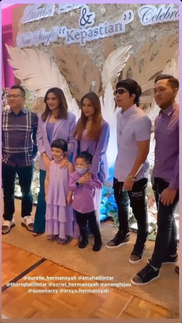 pesta perayaan ulang tahun Aurel Hermansyah