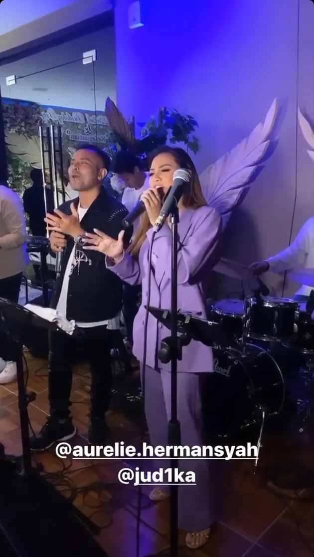 pesta perayaan ulang tahun Aurel Hermansyah