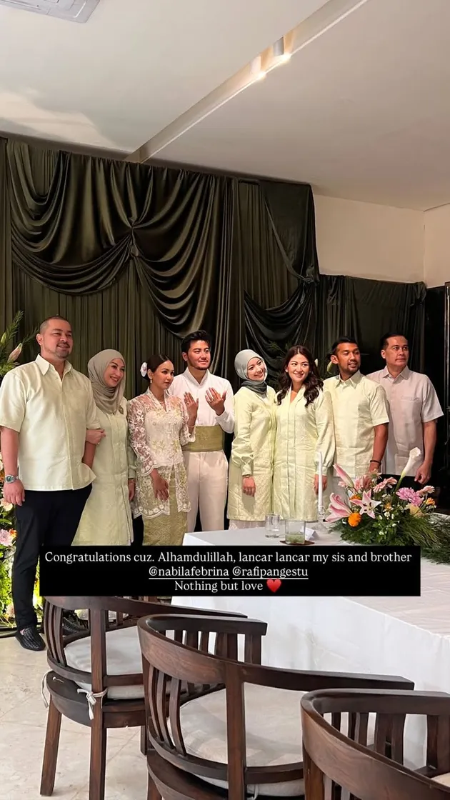 Keluarga Annisa Trihapsari hadir lamaran Rafi Pangestu