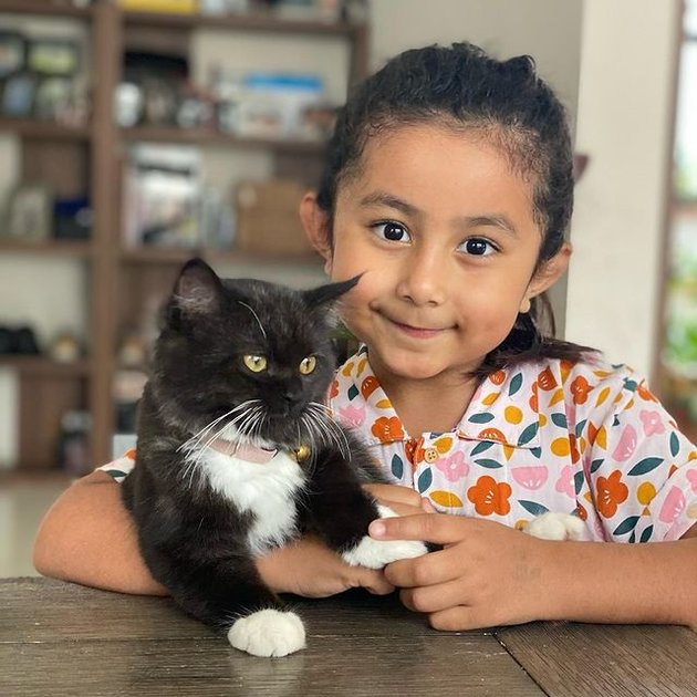 9 Portraits of Shakila Azzahra, Hengky Kurniawan and Sonya Fatmala's Daughter, Even More Beautiful and Charming with Curly Hair