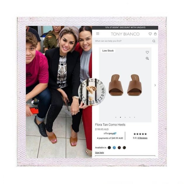 harga sandal selebriti, harga sandal nikita mirzani