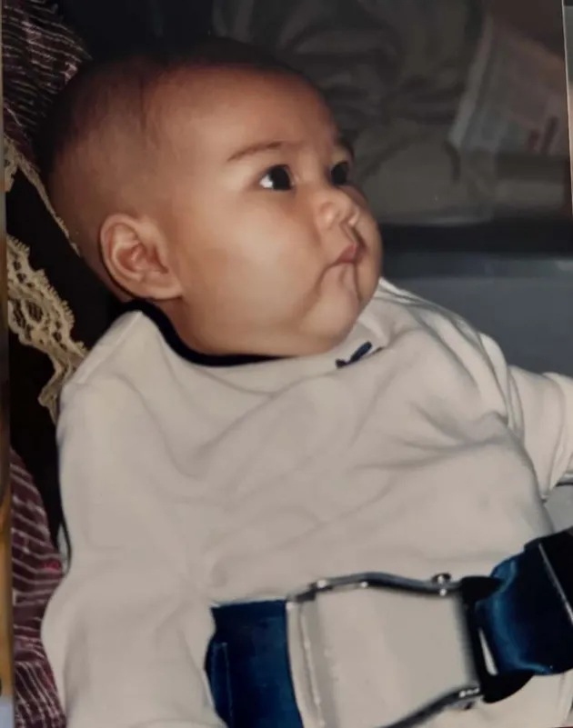 Aaliyah Massaid saat masih bayi