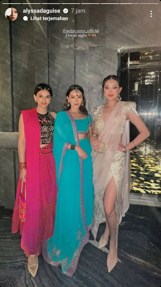 Pesta Diwali Artis Indonesia