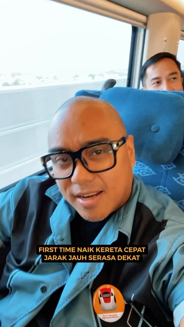 There are Raffi Ahmad to Yuni Shara, 10 Celebrity Photos Trying the Jakarta-Bandung High-Speed Train Together with President Jokowi
