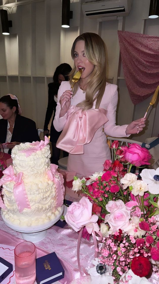 Hold a Galentine's Day Party, Sydney Sweeney Looks Sweet in All Pink!