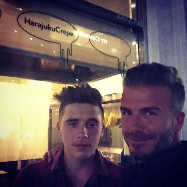 David &amp; Brooklyn Beckham