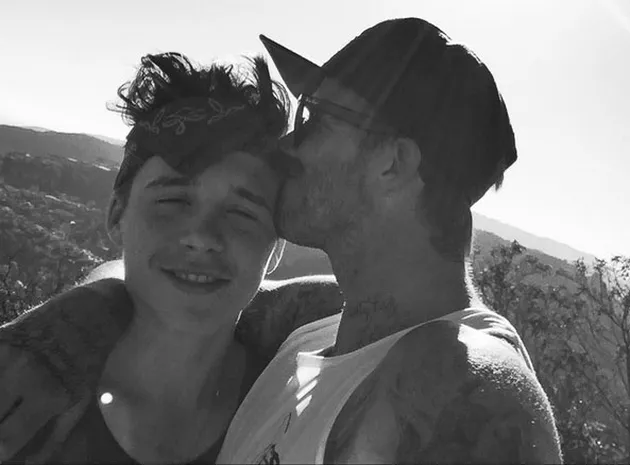 David &amp; Brooklyn Beckham