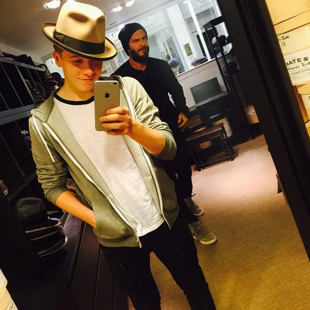 David &amp; Brooklyn Beckham