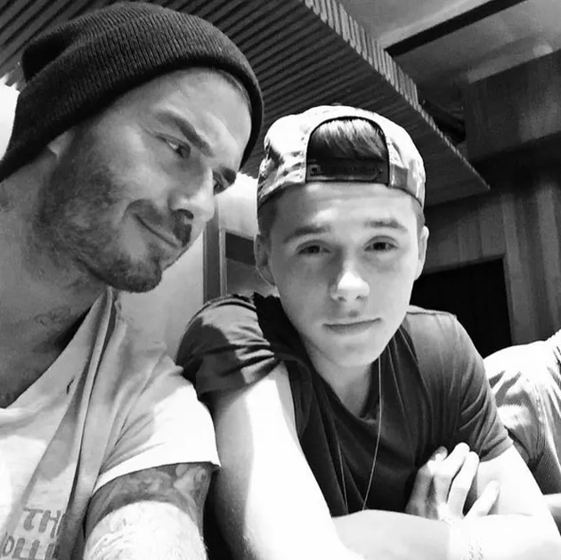 David &amp; Brooklyn Beckham