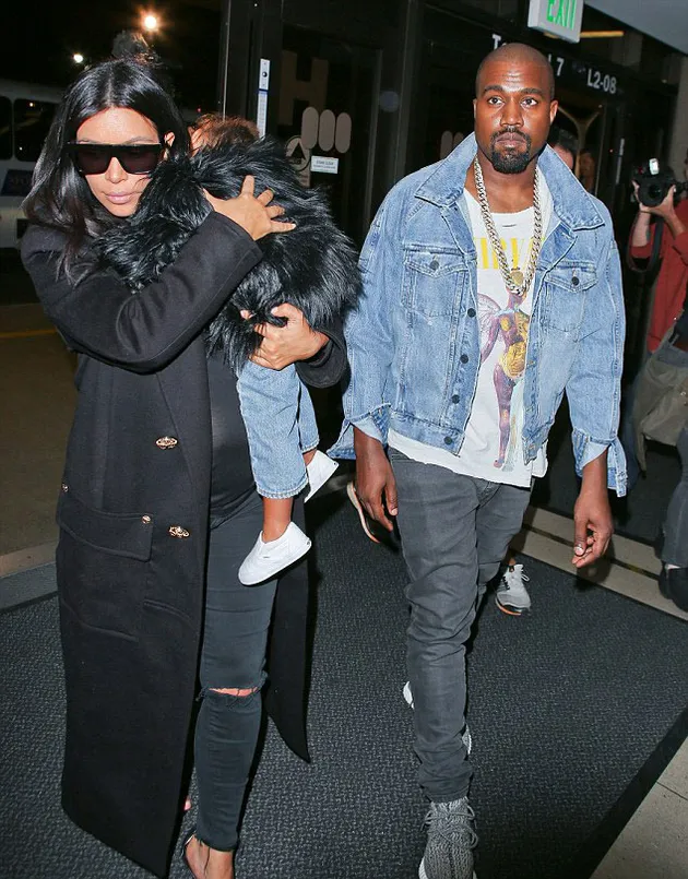 North West, Kanye &amp; Kim Kardashian