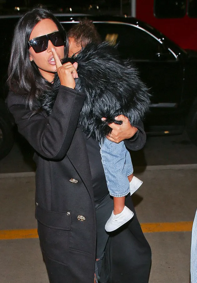 North West &amp; Kim Kardashian