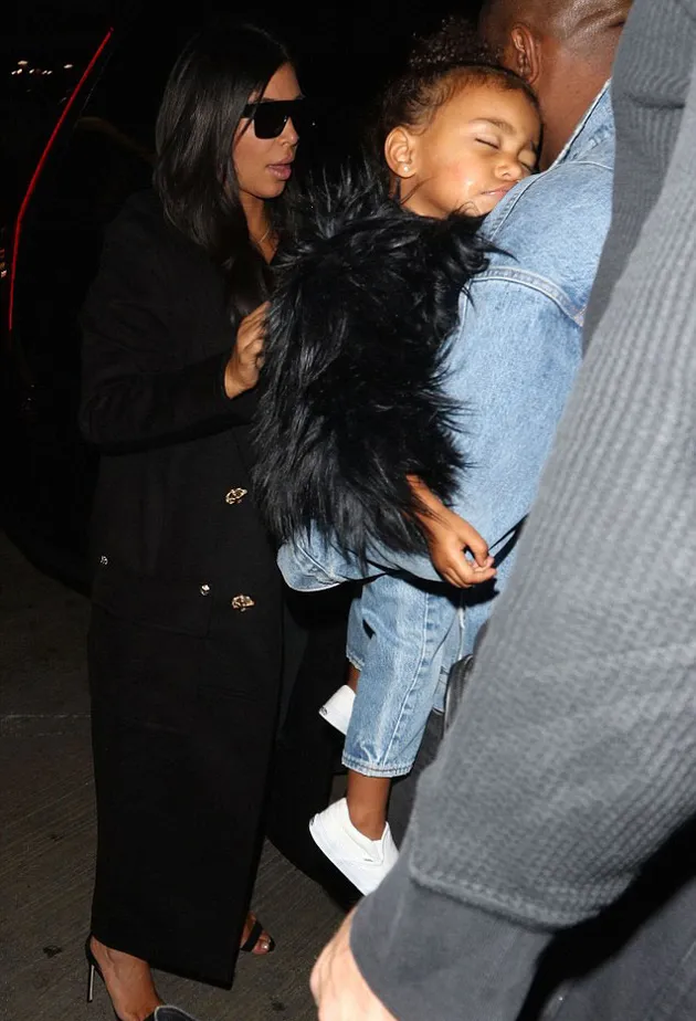 North West, Kanye &amp; Kim Kardashian
