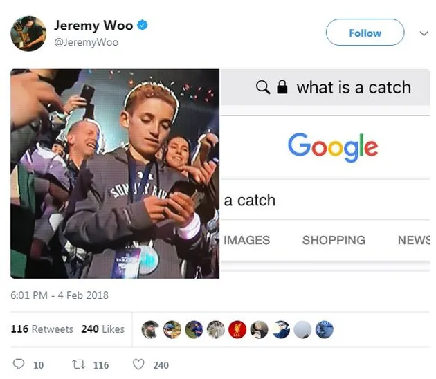 Superbowl Selfie Kid