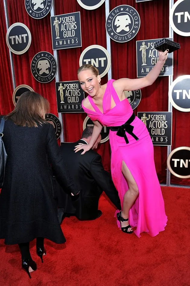 Aksi Gila &amp; Foto Lucu Jennifer Lawrence