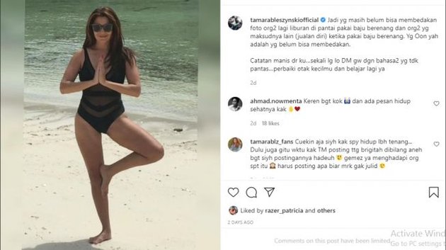 Admitting to Often Receiving Inappropriate DMs, Here's a Series of Photos of Tamara Bleszynski Wearing Swimsuits - Still Gorgeous