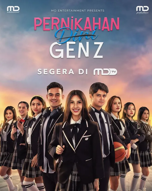 Poster serial pernikahan dini gen z 