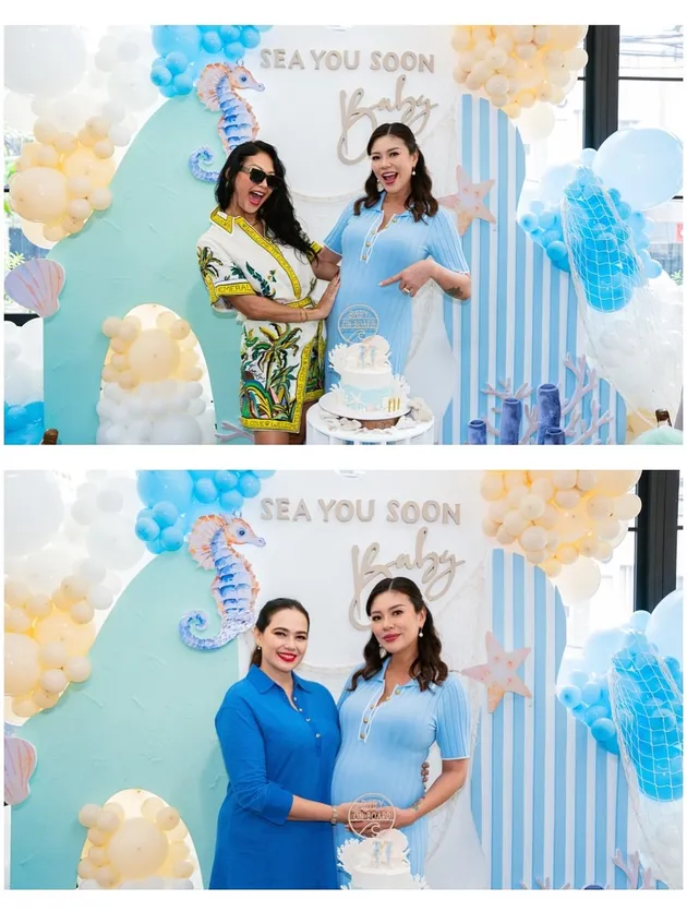 Aline Adita bersama para sahabat
