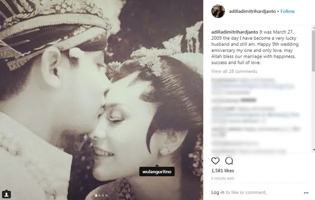 wulan guritno adilla dimitri