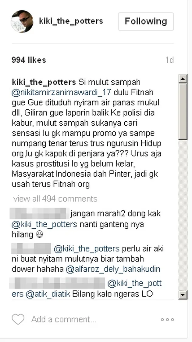Kabar Kiky The Potters