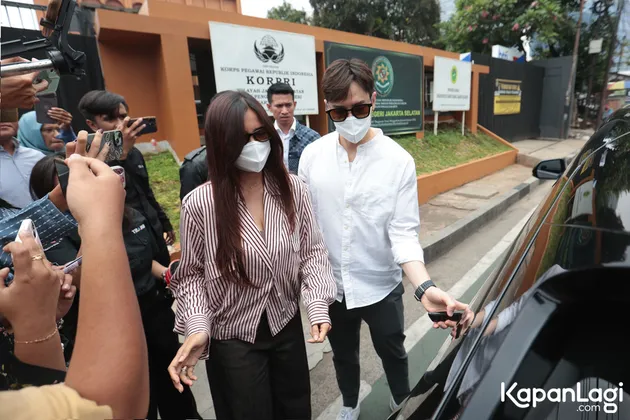 Audi Marissa dan Anthony Xie di sidang mediasi