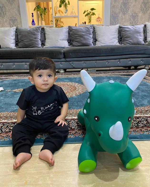 His Father is Getting Close to Many Female Friends, Here are 7 Pictures of Baby Syaki, Rizki DA's Healthy and Cute Son - Getting Handsome and Becoming an Idol for Netizens