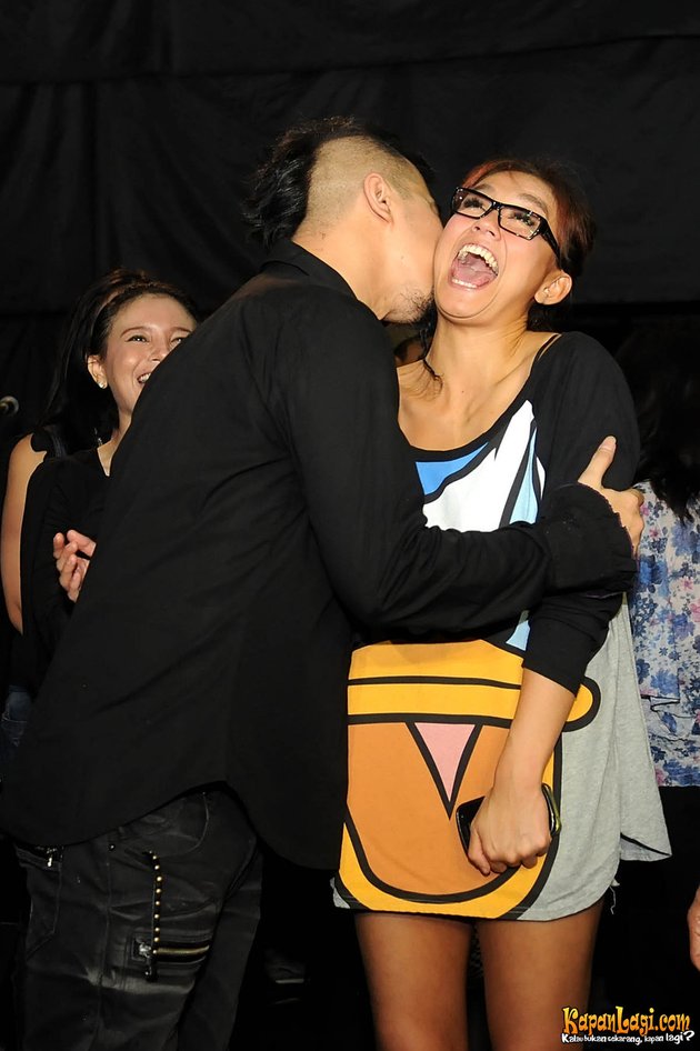AGNES MONICA HADIR DI PESTA ULANG TAHUN AHMAD DHANI 
