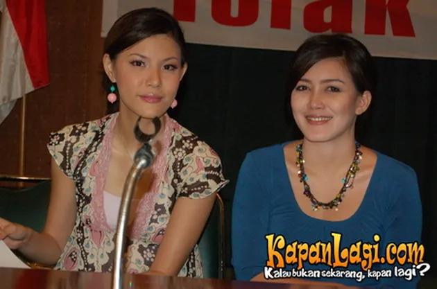 Olga Lydia dan Rieke Dyah Pitaloka