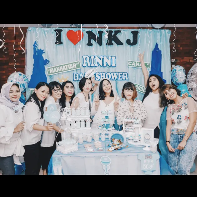 baby shower rinni wulandari