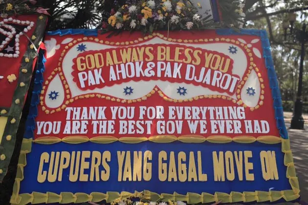 Buket Bunga Untuk Ahok