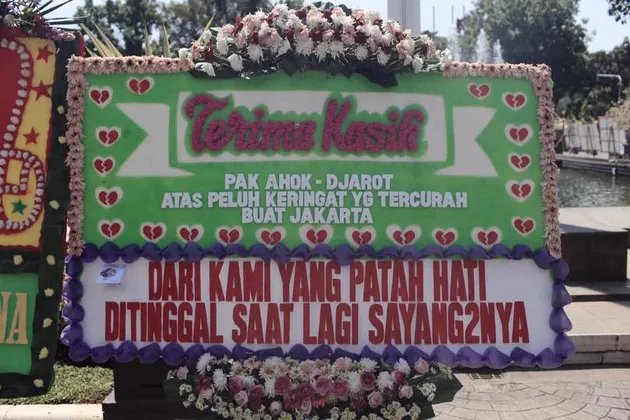 Buket Bunga Untuk Ahok