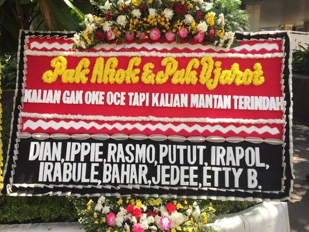 Buket Bunga Untuk Ahok