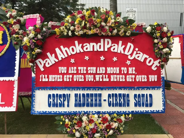 Buket Bunga Untuk Ahok