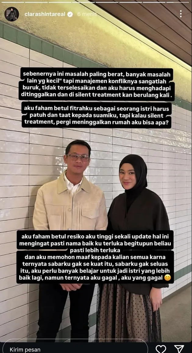 Clara Shinta akui merasa lelah