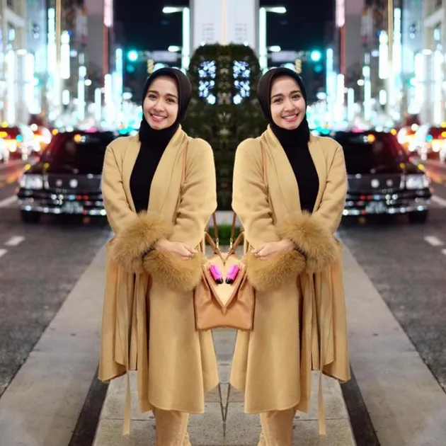 Laudya Cynthia Bella Liburan ke Jepang