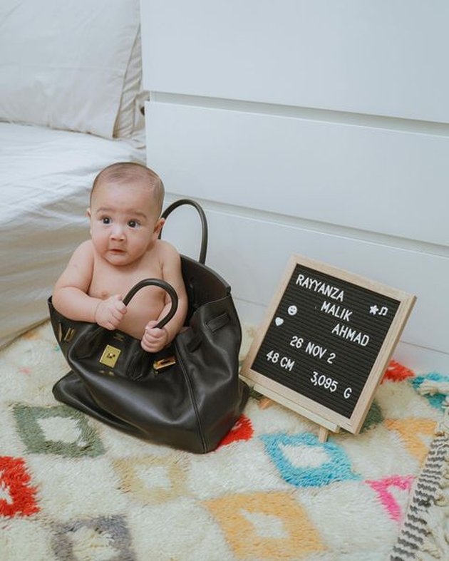 Baby Sultan is Different, Rayyanza's Portrait Nagita Slavina's Child Enters Expensive Branded Bag - Making Netizens Scream in Fear of Dents