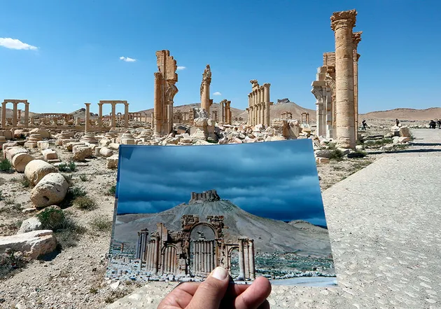 Kota Palmyra Dibom ISIS