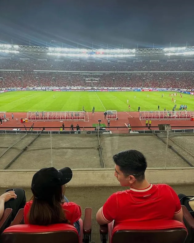 Circle Fuji nonton pertandingan Indonesia vs Bahrain