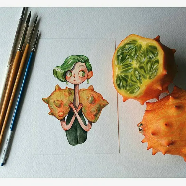 Fruit character Marija Tiurina