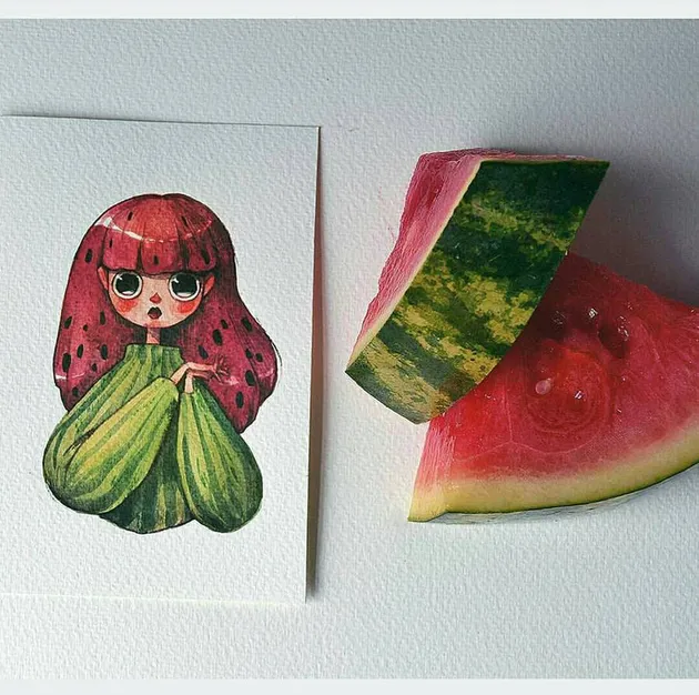 Fruit character Marija Tiurina