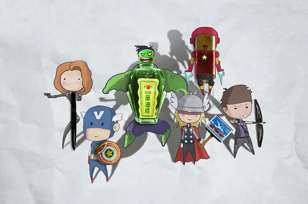 Superhero kreatif