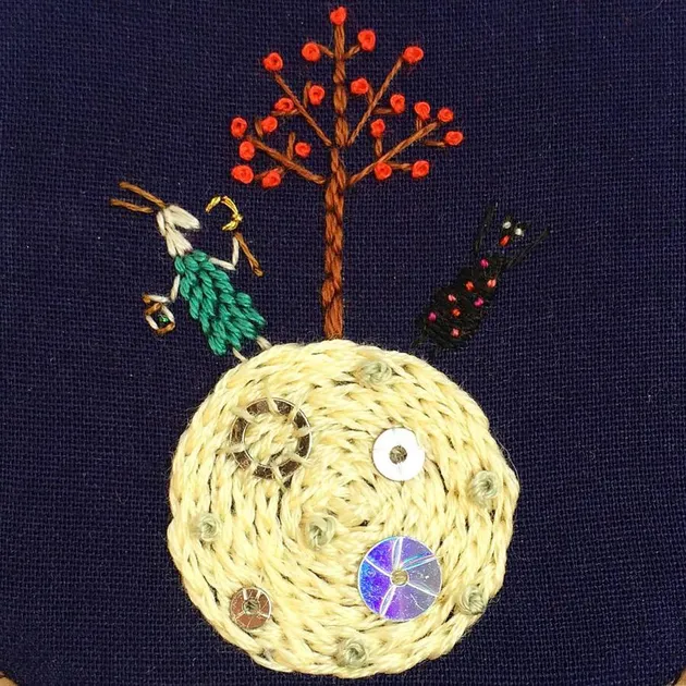 Ciptakan fantasi dari teknik sulam