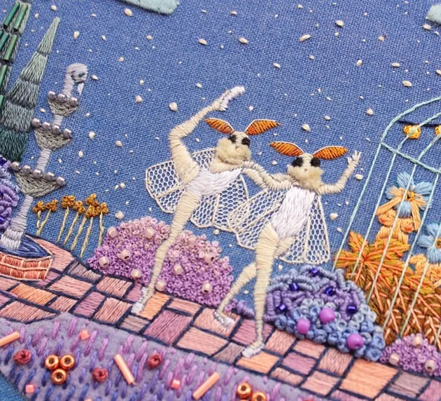 Ciptakan fantasi dari teknik sulam